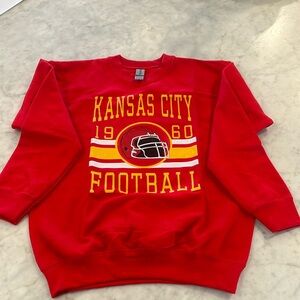 Youth medium Kansas City Chiefs  crewneck